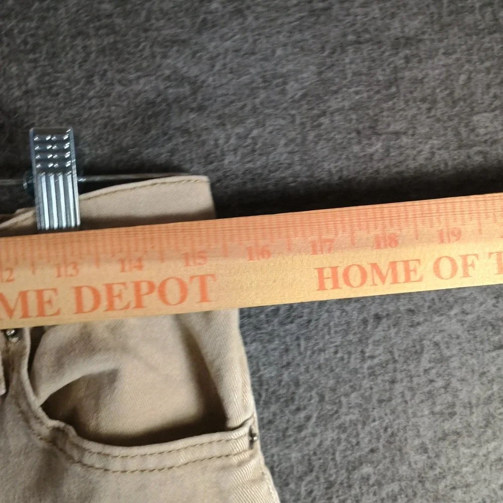 Levis Denizen 232 Slim Straight Fit Jeans Mens 30x30 Tan Beige Pockets‎ Zipper